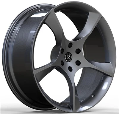 19 x 8,5 matiniai pilki, apdoroti stipinai, pasirinktiniai 1-PC ratlankiai, skirti Audi TT