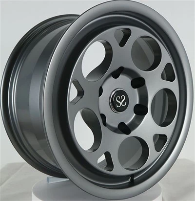 Satin Grey Custom 1 PC kaltiniai ratlankiai su 6-139,7 varžtų raštu 17–23 colių