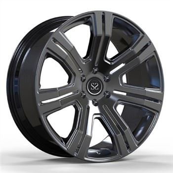 Chromo dizaino 22 colių pritaikyti 2 kompiuterių ratlankiai, skirti Golf GTI