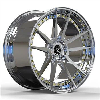 20 x 10,5, 20 X 12 dviejų dalių blizgus juodas + šepetėliu diskiniai kalti lengvojo lydinio ratlankiai, skirti „Ferrari Ferrari Ferrari Portofino“