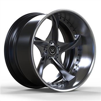 „Audi“ kaltiniai ratai 5x112 pasirinktiniai 2 kompiuterių kaltiniai 6061-T6 aliuminio ratlankiai, dideli, 19 ir 20 colių