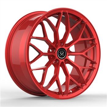 SSJK1034 Kaltiniai 6061-T6 aliuminio lydinio ratlankiai Candy Red 20x9.5 5x112 45ET, tinka Audi RS4 S4