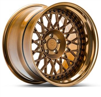 Vossen Style 3 dalių kaltiniai ratlankiai 18 19 20 21 22 24inch poliruota bronza prabangių automobilių ratlankiams